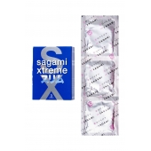 Розовые презервативы Sagami Xtreme FEEL FIT 3D - 3 шт. - Sagami - купить с доставкой в Сызрани