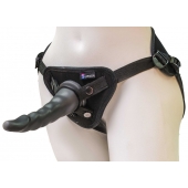 Комплект из трусиков Harness и двух насадок - 20,5 и 18 см. - LOVETOY (А-Полимер) - купить с доставкой в Сызрани