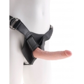 Страпон на виниловых трусиках Strap-on Harness Cock - 17,8 см. - Pipedream - купить с доставкой в Сызрани