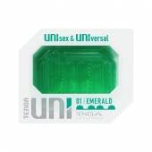 Зеленый мастурбатор-стимулятор Tenga Uni Emerald - Tenga - в Сызрани купить с доставкой