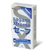Презервативы Sagami Xtreme Ultrasafe с двойным количеством смазки - 10 шт. - Sagami - купить с доставкой в Сызрани