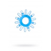 Голубая гелевая насадка с шипиками - Toyfa Basic - в Сызрани купить с доставкой