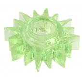 Зеленое эрекционное кольцо-солнце - Toyfa Basic - в Сызрани купить с доставкой