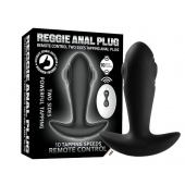 Черный массажер простаты с вибрацией, эффектом маятника и пультом ДУ - Secwell - в Сызрани купить с доставкой