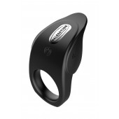 Черное эрекционное виброкольцо Vibro Lust Ring - MALESATION - в Сызрани купить с доставкой