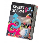 Шипучие таблетки для мужчин Sweet Sperm для изменения вкуса спермы (4 шт. по 0,5 гр.) - Капиталпродукт - купить с доставкой в Сызрани