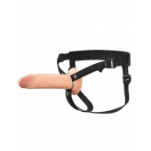 Полый страпон на ремнях 8’’ Hollow Silicone Strap-on - Pipedream - купить с доставкой в Сызрани