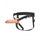 Полый страпон на ремнях 6’’ Hollow Silicone Strap-on - Pipedream - купить с доставкой в Сызрани