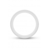 Белое люминесцентное эрекционное кольцо Silicone Glo Cock Ring - Blush Novelties - в Сызрани купить с доставкой