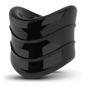 Черное эрекционное кольцо на мошонку Beef Ball Stretcher Snug X Long - Blush Novelties - в Сызрани купить с доставкой