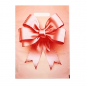 Пакет с принтом в виде банта с вырубной ручкой (30х40 см) - Сима-Ленд - купить с доставкой в Сызрани