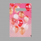 Пакет «Праздничные шары» с вырубной ручкой (20х30 см) - UPAK LAND - купить с доставкой в Сызрани