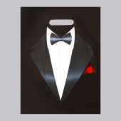 Пакет «Смокинг» полиэтиленовый с вырубной ручкой (30х40 см) - UPAK LAND - купить с доставкой в Сызрани