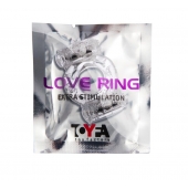 Прозрачное виброкольцо с двумя вибропульками - Toyfa Basic - в Сызрани купить с доставкой