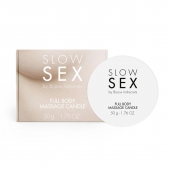 Массажная свеча для всего тела Slow Sex - 50 гр. - Bijoux Indiscrets - купить с доставкой в Сызрани