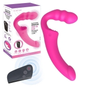 Розовый безремневой страпон Straples Strap-On Dildo - Erokay - купить с доставкой в Сызрани