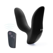 Черный вибромассажер простаты 3,5’’ Remote Control Curve P-spot Massager - 12 см. - Erokay - в Сызрани купить с доставкой