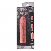 Фаллоудлинитель SUPER HERO Dewil - 17,5 см. - Lola Games - в Сызрани купить с доставкой