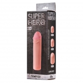 Фаллоудлинитель SUPER HERO Tempter - 16 см. - Lola Games - в Сызрани купить с доставкой