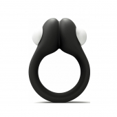 Черное эрекционное кольцо Zippy Vibrating Ring With Bullet - Adrien Lastic - в Сызрани купить с доставкой