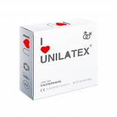 Ультратонкие презервативы Unilatex Ultra Thin - 3 шт. - Unilatex - купить с доставкой в Сызрани