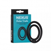 Черное двойное эрекционное кольцо Nexus Enduro Double - Nexus Range - в Сызрани купить с доставкой