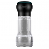 Набор PowerBlow   Feel Pocket Stroker Crystal: мастурбатор и интерактивная насадка - Kiiroo - в Сызрани купить с доставкой