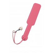 Розовый кожаный пэддл - 37 см. - Pecado - купить с доставкой в Сызрани