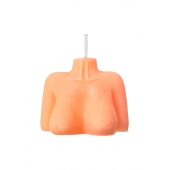 Оранжевая сувенирная свеча «Женский силуэт» - Pecado - купить с доставкой в Сызрани