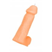 Оранжевая сувенирная свеча «Пенис» - Pecado - купить с доставкой в Сызрани