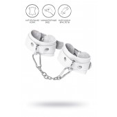 Белые узкие наручники-браслеты со скруглёнными углами - Pecado - купить с доставкой в Сызрани