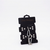 Черные кожаные наручники с регулируемыми ремешками - Crazy Handmade - купить с доставкой в Сызрани