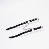 Бело-красные кожаные оковы - Crazy Handmade - купить с доставкой в Сызрани