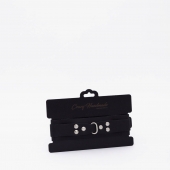 Черный ошейник из высококачественной натуральной кожи - Crazy Handmade - купить с доставкой в Сызрани