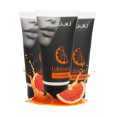 Набор из 3 съедобных лубрикантов JUJU со вкусом грейпфрута - JuJu - купить с доставкой в Сызрани