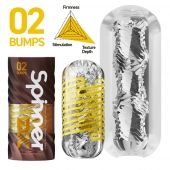 Мастурбатор Tenga Spinner DX 02 Bumps - Tenga - в Сызрани купить с доставкой