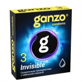 Супертонкие презервативы Ganzo Invisible - 3 шт. - Ganzo - купить с доставкой в Сызрани
