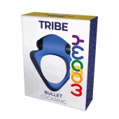 Синее эрекционное кольцо Wooomy Tribeс с вибрацией - Adrien Lastic - в Сызрани купить с доставкой