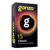 Классические презервативы с обильной смазкой Ganzo Classic - 15 шт. - Ganzo - купить с доставкой в Сызрани