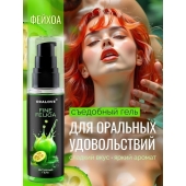 Съедобная смазка на водной основе с ароматом фейхоа - 60 гр. - Биоритм - купить с доставкой в Сызрани