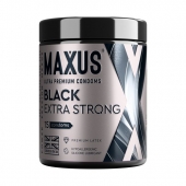 Черные утолщенные презервативы MAXUS Extra Strong с железным кейсом - 15 шт. - Maxus - купить с доставкой в Сызрани