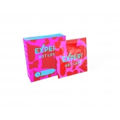 Презервативы с разогревающим эффектом Expert Hot Love - 3 шт. - Expert - купить с доставкой в Сызрани
