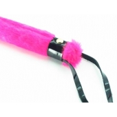 Нежная плеть с розовым мехом BDSM Light - 43 см. - БДСМ Арсенал - купить с доставкой в Сызрани