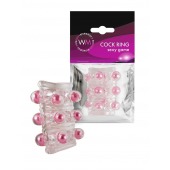 Прозрачная сквозная насадка на пенис с цветными шариками - Erowoman-Eroman - в Сызрани купить с доставкой