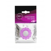 Лиловое эрекционное кольцо с 2 рядами стимулирующих шариков - Erowoman-Eroman - в Сызрани купить с доставкой