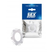 Эластичное эрекционное кольцо с шипиками и шариками - Sex Expert - в Сызрани купить с доставкой