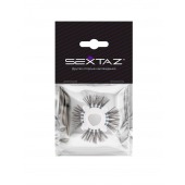 Эластичное эрекционное кольцо с черными «ресничками» - Sextaz - в Сызрани купить с доставкой