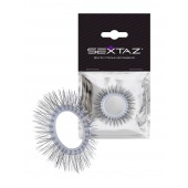 Круглое эрекционное кольцо с «ресничками» - Sextaz - в Сызрани купить с доставкой