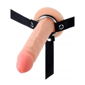 Мужской полый страпон на регулируемых ремнях - 18,5 см. - Sex Expert - купить с доставкой в Сызрани