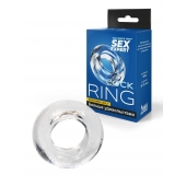 Прозрачное эрекционное кольцо-бублик - Sex Expert - в Сызрани купить с доставкой
